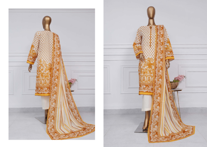 D-9011 sadabahar printed lawn - Image 3