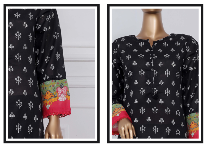 D- 914 Print sadabahar printed lawn - Image 4