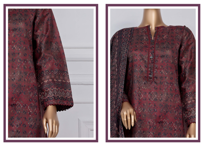 D-903 Print sadabahar printed lawn - Image 4