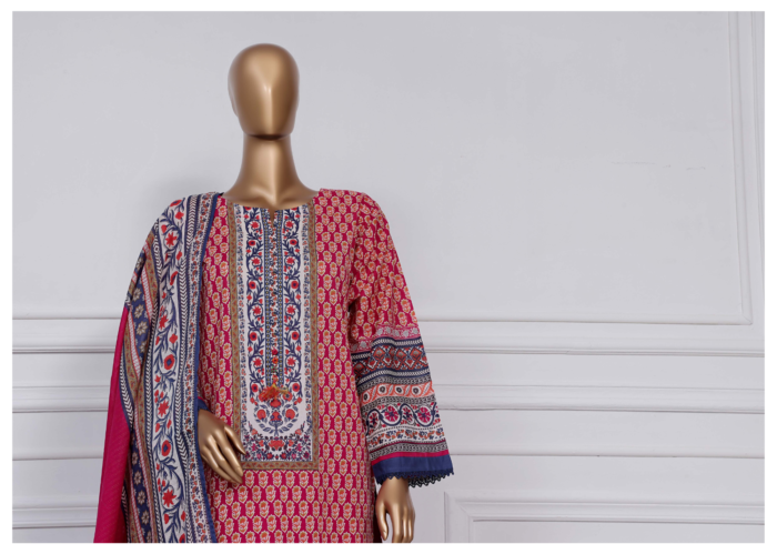 D-902 Print Sadabahar Printed Lawn - Image 2
