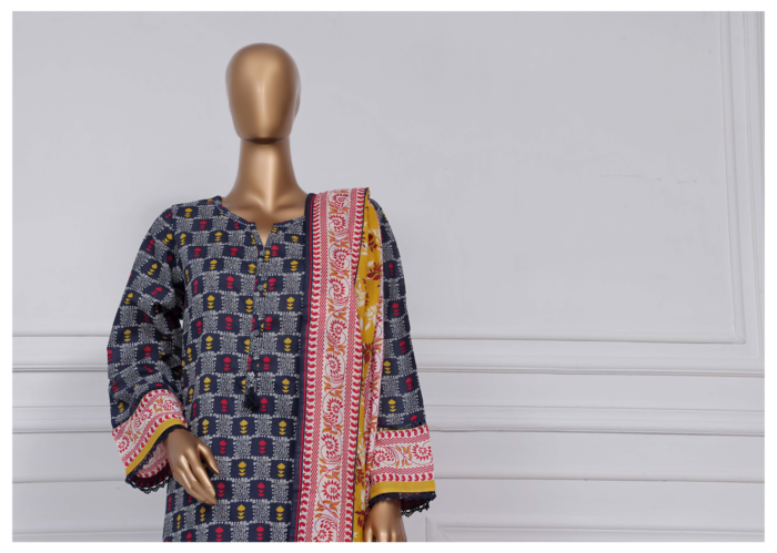 D- 901 Print sadabahar printed lawn - Image 2