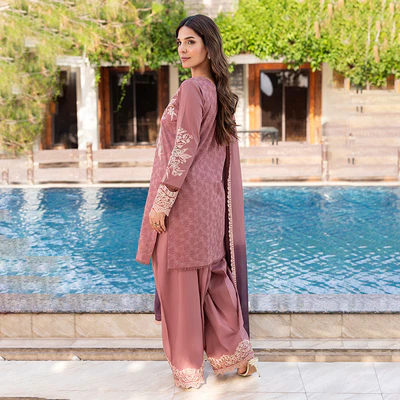 Zahra Rubab ZR-2537 | DALIA – (SKU: – S – GARNET – )