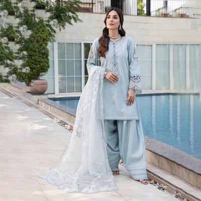 Zahra Rubab ZR-2535 | MOON LIGHT – (SKU: – S – Asmani Nila – )