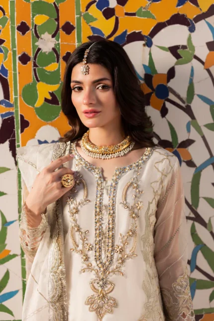 ZR-2554 | NAWAB BEGUM – (SKU: – White – S – )